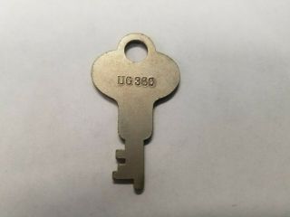 Antique Steamer Trunk Key Ug360 Antique Key Excelsior Chest Lock - Ug360