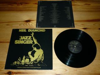 Neil Diamond The Jazz Singer Soundtrack Ost Vinyl Album Record Lp 33 Near,