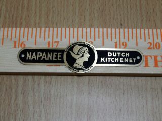 Label for NAPANEE Dutch Kitchen Cabinet Flour Bin 2