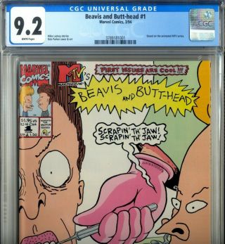 Primo: Beavis & Butt - Head 1 Nm - 9.  2 Cgc Mtv 1994 Marvel Comics Show Soon