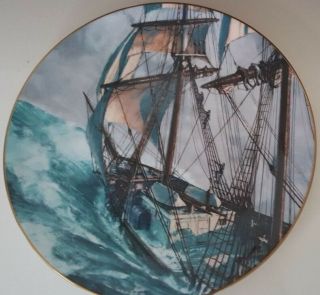 Royal Doulton Collectors Plate Rounding The Horn By John Stobart 1978