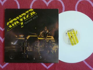 Stryper Soldiers Under Command Lp White Vinyl Enigma 1985 W/ Insert Hair Metal