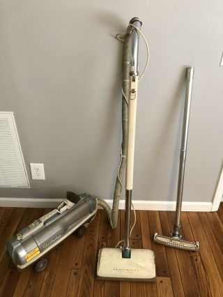 Vintage Electrolux Model G Vacuum Cleaner W/ Attachments Carpet Head All