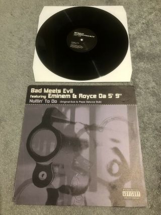 Eminem & Royce Da 5’9 Bad Meets Evil Nuttin To Do 12” Vinyl Orig & Pepe Remixes