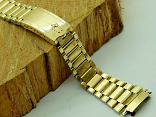 Vintage Bulova Accutron Gold Filled Watch Band Day Date Ag Astronaut Mark Ii