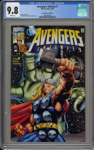 Avengers: Infinity 1 - Cgc 9.  8 - Dynamic Forces Variant With - 2061063018
