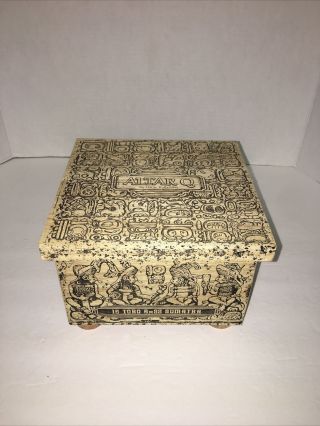 Altar Q Toro Sumatra By Oscar Valladares Hand Made Empty Wooden Cigar Box