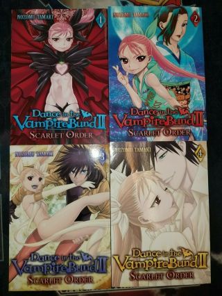Dance In The Vampire Bund Ii: The Scarlet Order Manga Series 1 - 4 English