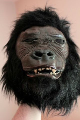 Vtg.  1984 Don Post The Great Ape Halloween Mask 80s Gorilla Monkey
