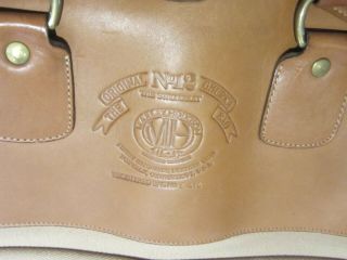 Vintage Ghurka No 12 Marley Hodgson Garment Bag,  Leather And Canvas,  Shoulder