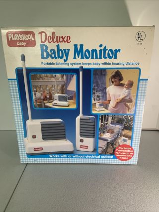 Vintage 1987 Playskool Portable Baby Monitor 5590 Receiver As Seen In Toy Story