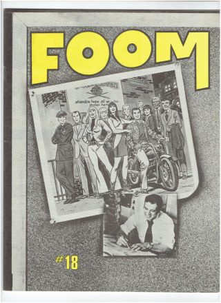 Foom 18 1977 John Romita Issue Marvel Fanzine Htf