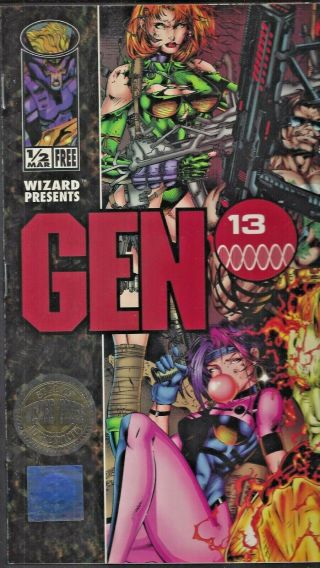 Vintage Gen 13 Wizard Press 1/2 1993 With