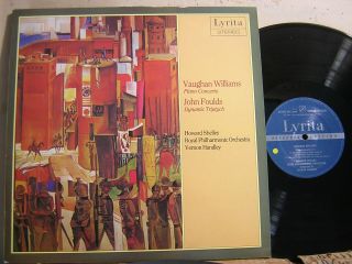 Lyrita Srcs 130 V.  Williams Piano Concerto Foulds Handley Shelley 1984 Nm