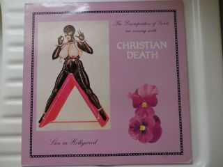 Christian Death - The Decomposition Of Violets Lp,  Italy,  Live,  Gothic,  1985