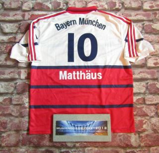 Bayern Munich Jersey Football Shirt Germany Matthahus 1997 1998 Vintage Xl