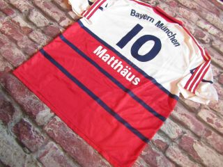 BAYERN MUNICH Jersey FOOTBALL SHIRT germany MATTHAHUS 1997 1998 vintage XL 3