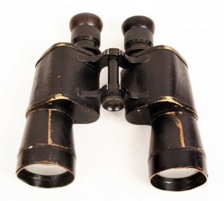 Vintage Wwi Voightlander 7x50 Binoculars With German Eagle Insignia