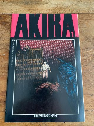 Akira 1 1988 First Print Marvel Epic Comics 1st Kaneda & Tetsuo Otomo Manga J