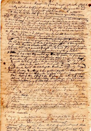 1754 Dr.  John Green,  Worcester,  Mass; Manuscript,  Re: Medicine Sick Negro Man