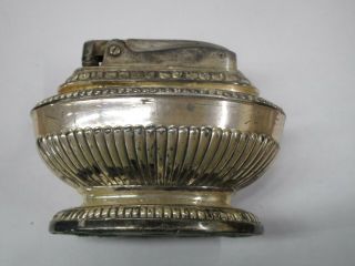 Vintage Ronson Queen Anne Silver Plate Table Lighter Great