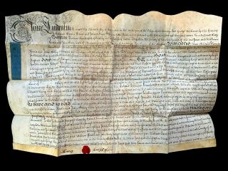 Large Vellum Document 1730