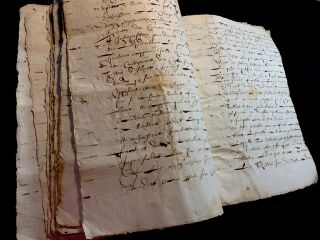 Antique Manuscript 1652 28 Pages