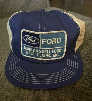 Vintage Ford Snapback Trucker Hat Patch Cap K Brand Made In The Usa
