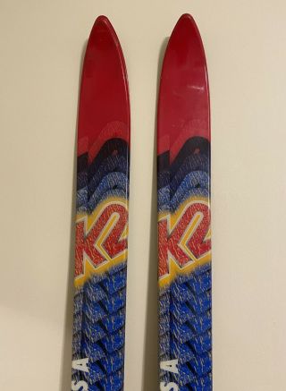 Vintage K2 Snow Skis 72”