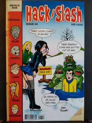 Hack Slash 28 Dan Parent Archie Betty Veronica Homage Variant Cover Devil 