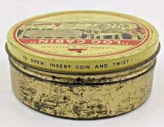 Vintage LOG CABIN Gold Leaf Virginia Lambert & Butler England 1 oz Tobacco Tin 3