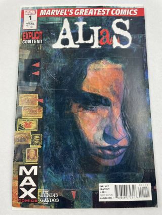 Alias 1 1st Jessica Jones Appearance Max Comics Marvel 2010 Reprint Netflix