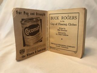 Buck Rogers In The City Of Floating Globes Big Little Book Vintage 2