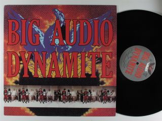 Big Audio Dynamite Megatop Phoenix Columbia Lp Vg,  With Lyric Sheet Insert
