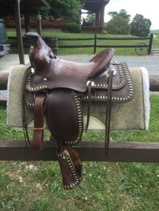 Vintage Bona Allen Spotted Western Pony Saddle
