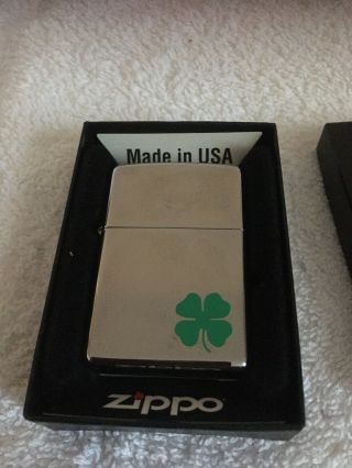Zippo Lighter Irish Clover Bit O Luck