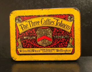 The Three Caftles Tobacco Medium Strength 2oz.  W.  D.  & H.  O.  Wills,  Wellington Nz