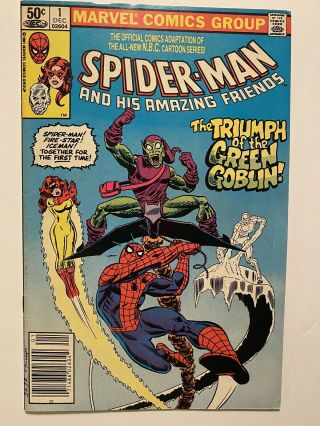 Spider - Man And His Friends Fn/vf 7.  0,  1981 Newsstand,  1st App Firestar