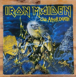 Live After Death By Iron Maiden Vinyl - Uk Import