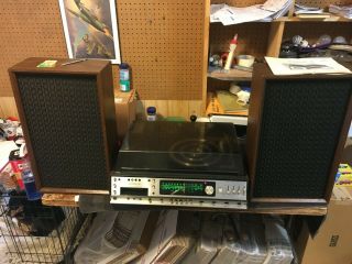 Vintage 1976 Realistic Clarinette 85 8 - Track Stereo Am/fm Turntable