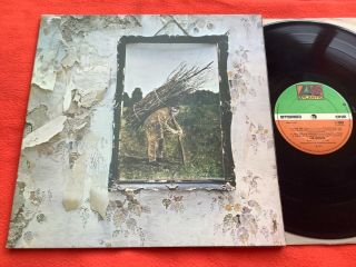 Led Zeppelin Iv “four Symbols” 1971 Uk Vinyl Lp - Mountain Hop Error