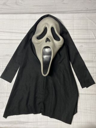 Vintage Scream Glow Ghost Face Mask Easter Unlimited Fun World