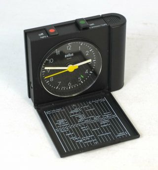 Vintage Braun 4784 / Ab 313 Sl Analog Travel Alarm Clock