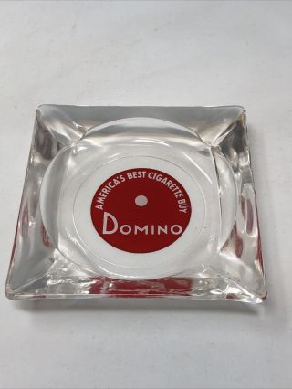 Vintage Domino Cigarettes Ashtray - America 