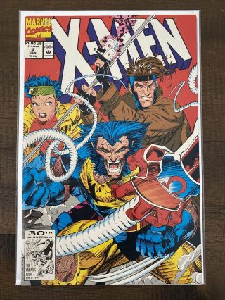 X - Men 4 (1992) 1st Appearance Of Omega Red Mcu Marvel Disney,  Vf,  /nm