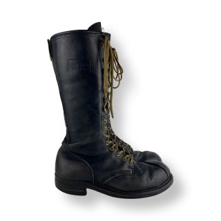 Linesman Men Size 10 Vintage 80s 16 Eyelet Combat Boots