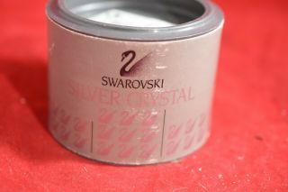 Vintage Round Swarovski Silver Crystal Empty Box 12