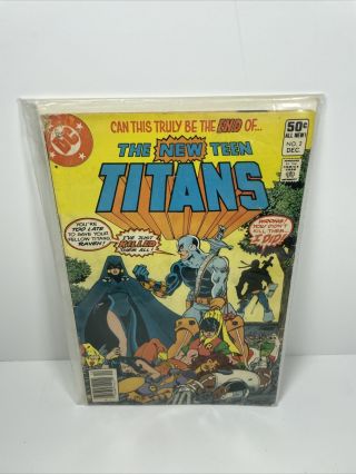As - Is Teen Titans 2 1980 1st Appearance Of Deathstroke The Terminator