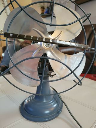 Vintage Westinghouse Oscilating,  Tilting Table Fan,  Art Deco Period
