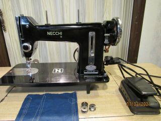 Vintage Necchi Bf Series Nova Sewing Machine